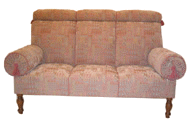 Sofa mit Quasten